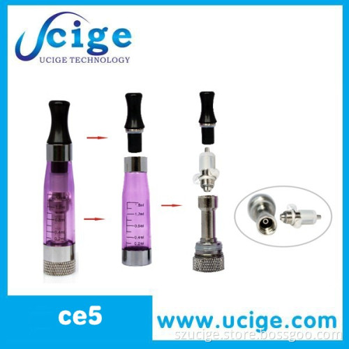Repalceable Coil Head CE5 Clearomizer / Atomizer 1.6ml